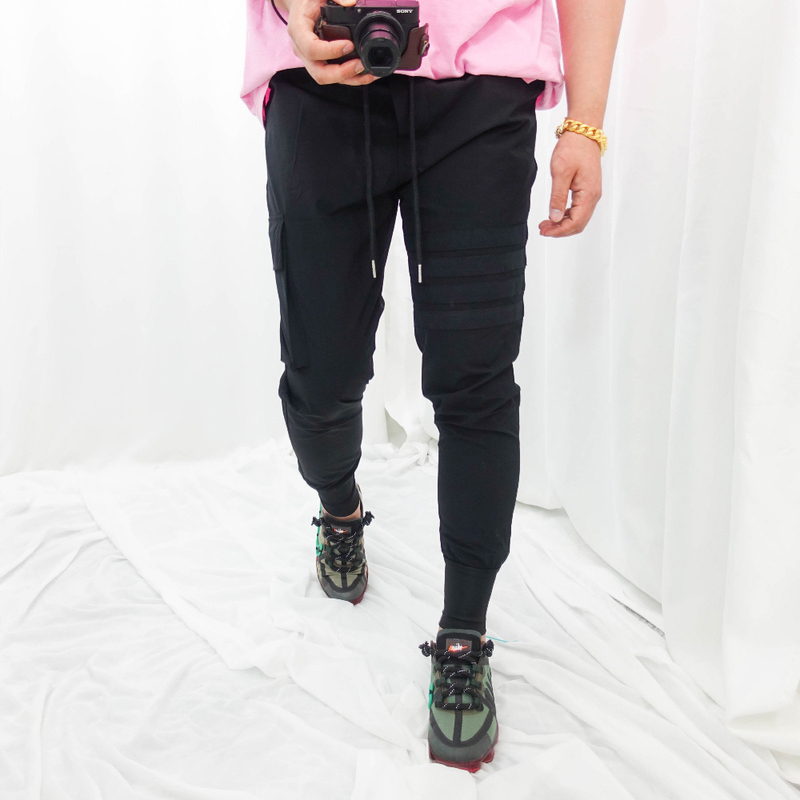 아이스 냉장고조거팬츠 냉감 쿨 카고조거팬츠 봄 여름 건빵바지 - 상세 이미지 2