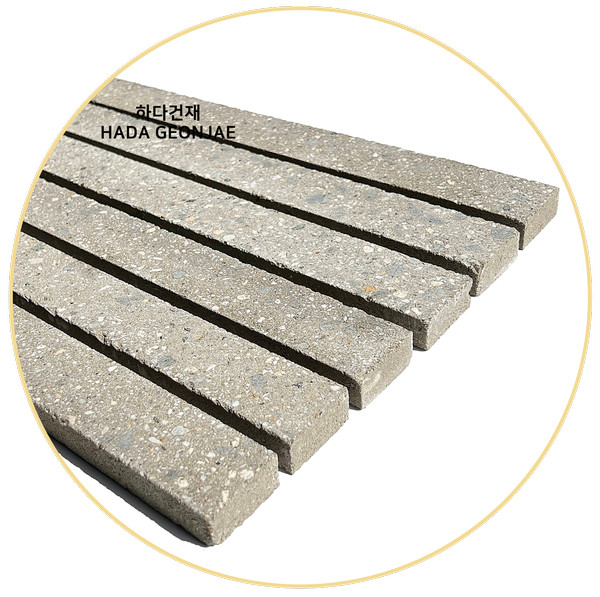 모노타일 롱와이드 500x40x18T 연브라운 / 하다건재 롱브릭타일