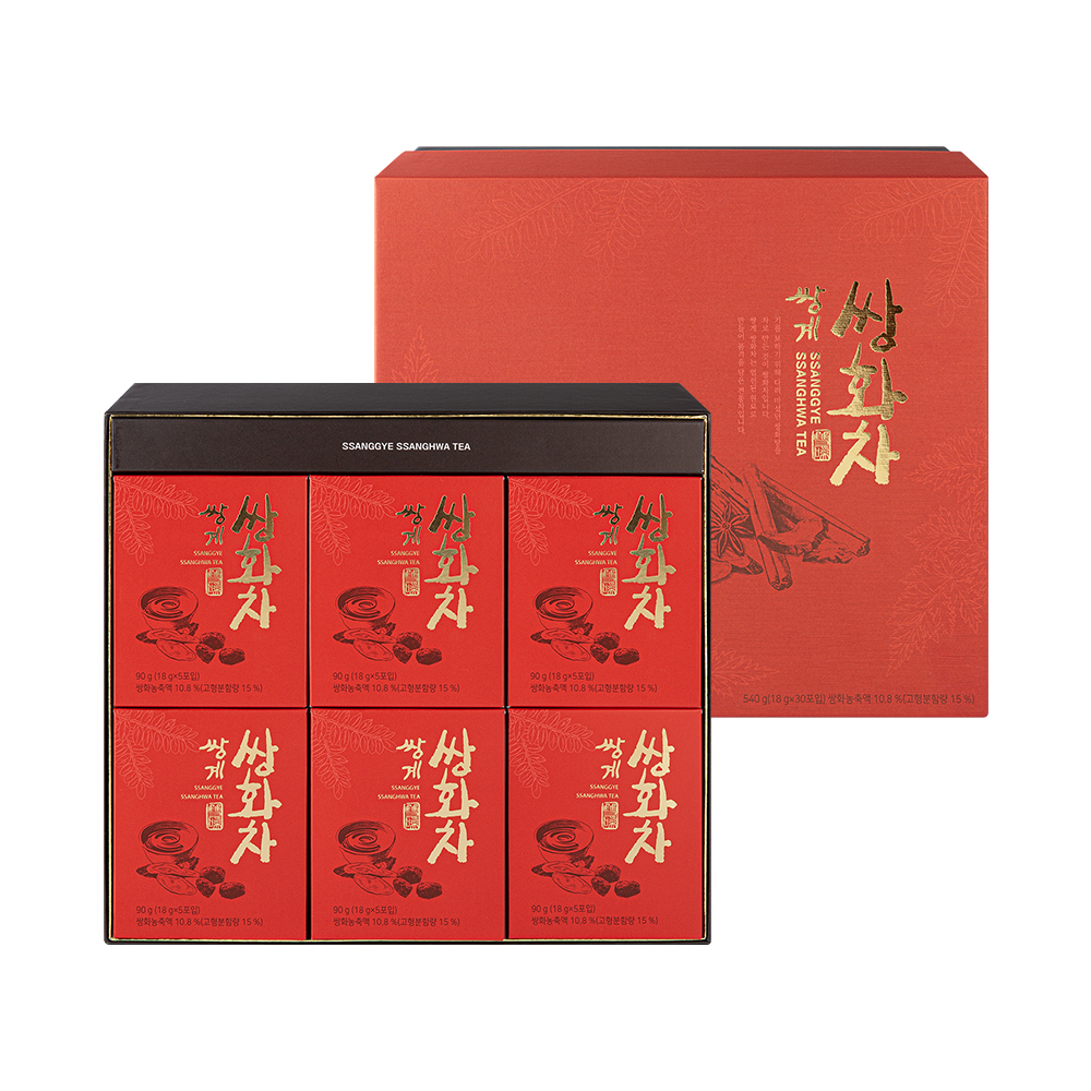 쌍계명차 쌍계 분말 견과 쌍화차 30개입 선물세트