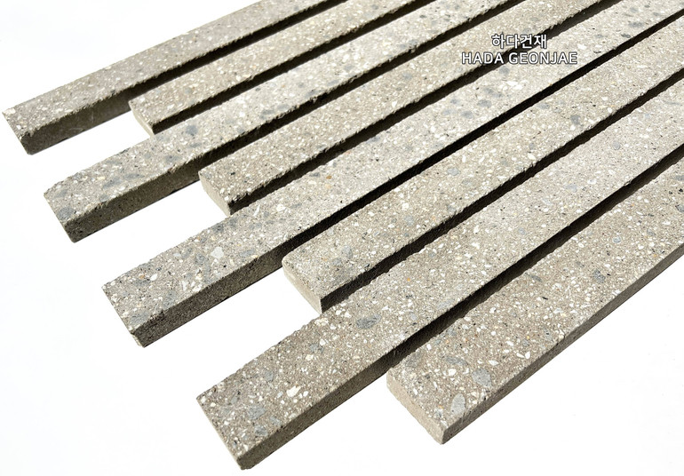 모노타일 롱와이드 500x40x18T 연브라운 / 하다건재 롱브릭타일