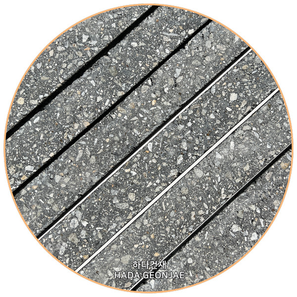 모노타일 롱와이드 500x40x18T 블랙 / 하다건재 롱브릭타일