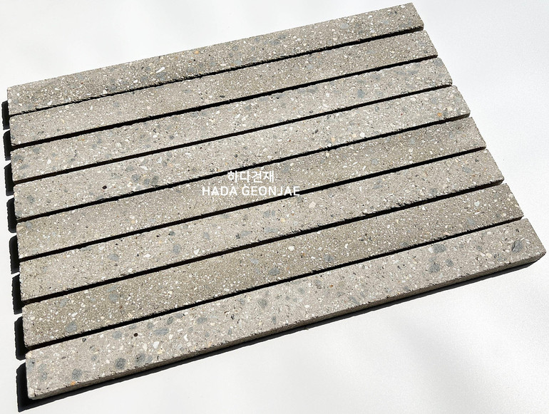 모노타일 롱와이드 500x40x18T 연브라운 / 하다건재 롱브릭타일