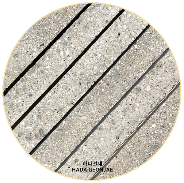 모노타일 롱와이드 500x40x18T 연브라운 / 하다건재 롱브릭타일