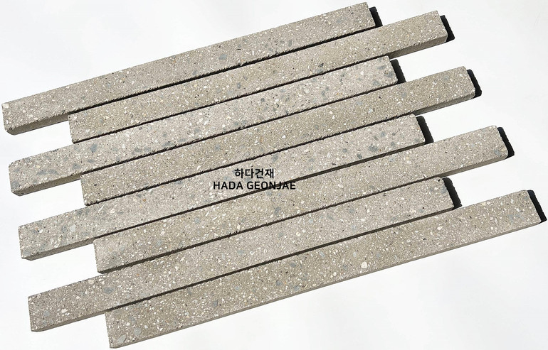 모노타일 롱와이드 500x40x18T 연브라운 / 하다건재 롱브릭타일