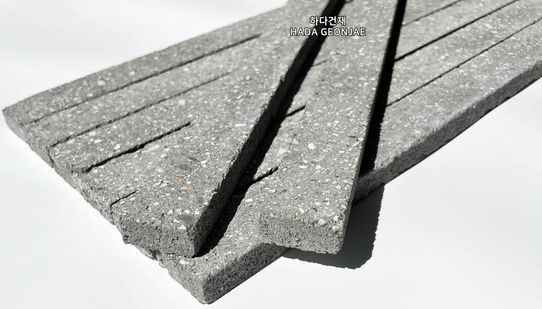 모노타일 롱와이드 500x40x18T 그레이 / 하다건재 롱브릭타일