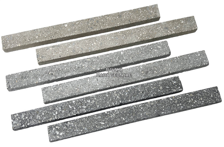 모노타일 롱와이드 500x40x18T 연브라운, 그레이, 블랙 / 하다건재 롱브릭타일