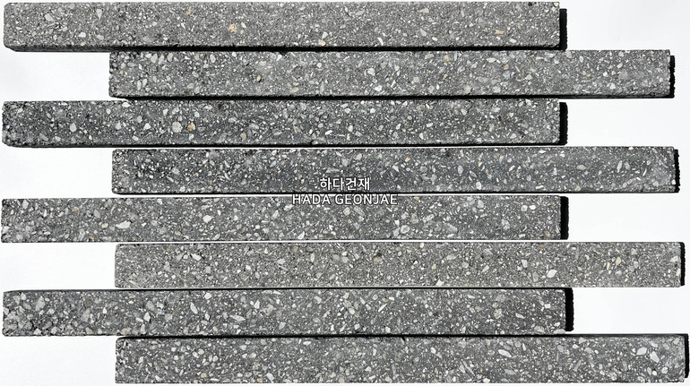 모노타일 롱와이드 500x40x18T 블랙 / 하다건재 롱브릭타일