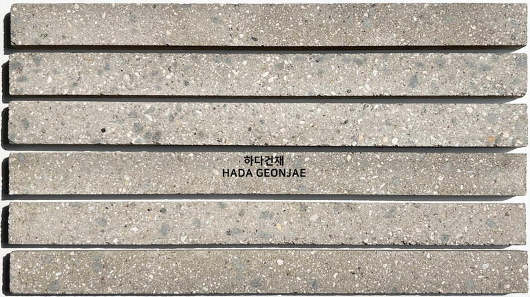 모노타일 롱와이드 500x40x18T 연브라운 / 하다건재 롱브릭타일