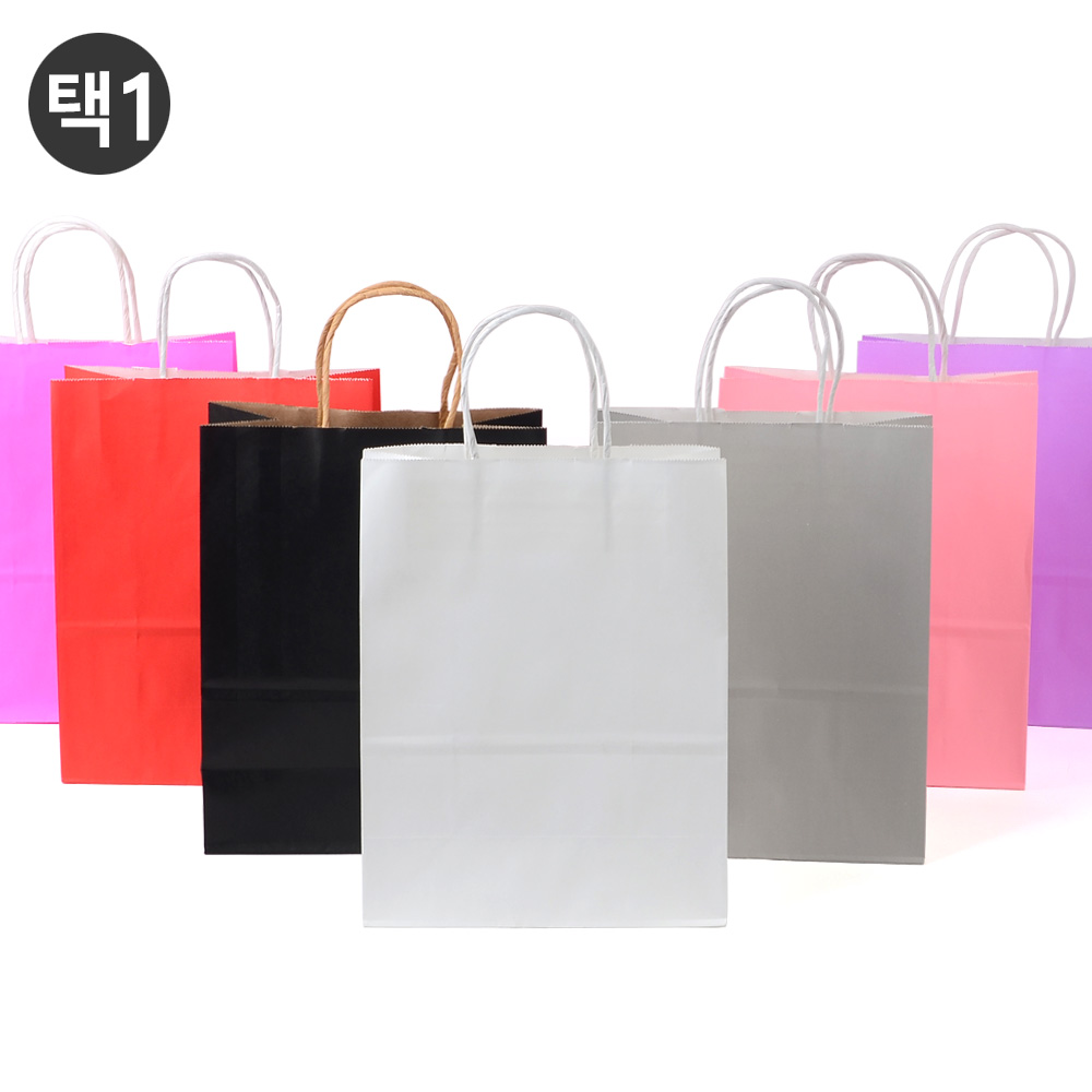손잡이종이봉투 선물용종이가방 미니 대형 쇼핑백 - 상세 이미지 3