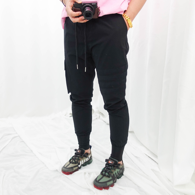 아이스 냉장고조거팬츠 냉감 쿨 카고조거팬츠 봄 여름 건빵바지 - 상세 이미지 3