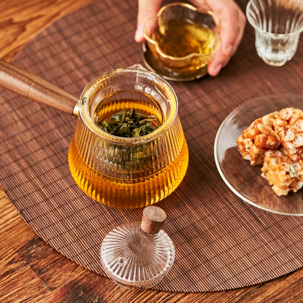 티매트 우드 식탁 테이블 꾸미기 원목 깔개 유리대용 차그루 밤부