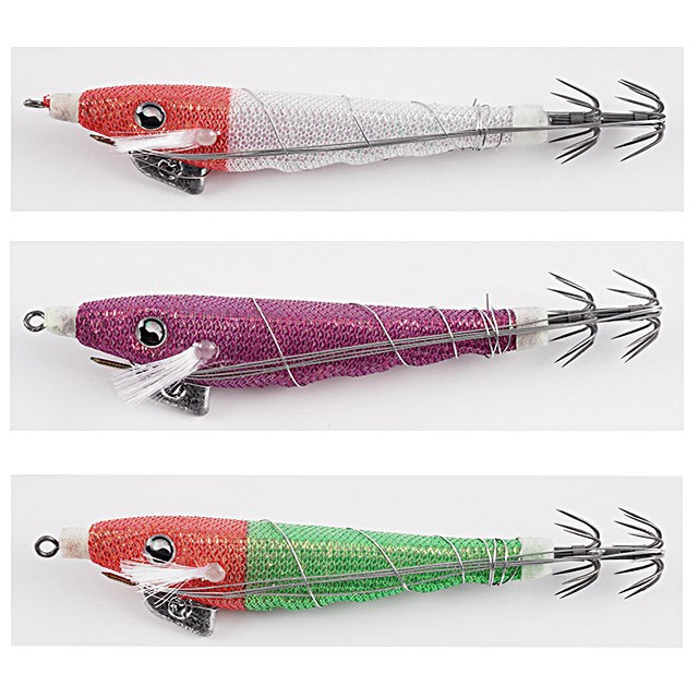 비다컴퍼니 스퀴드원 라이브 S 삼봉에기 낙지 레드화이트 - 상세 이미지 4