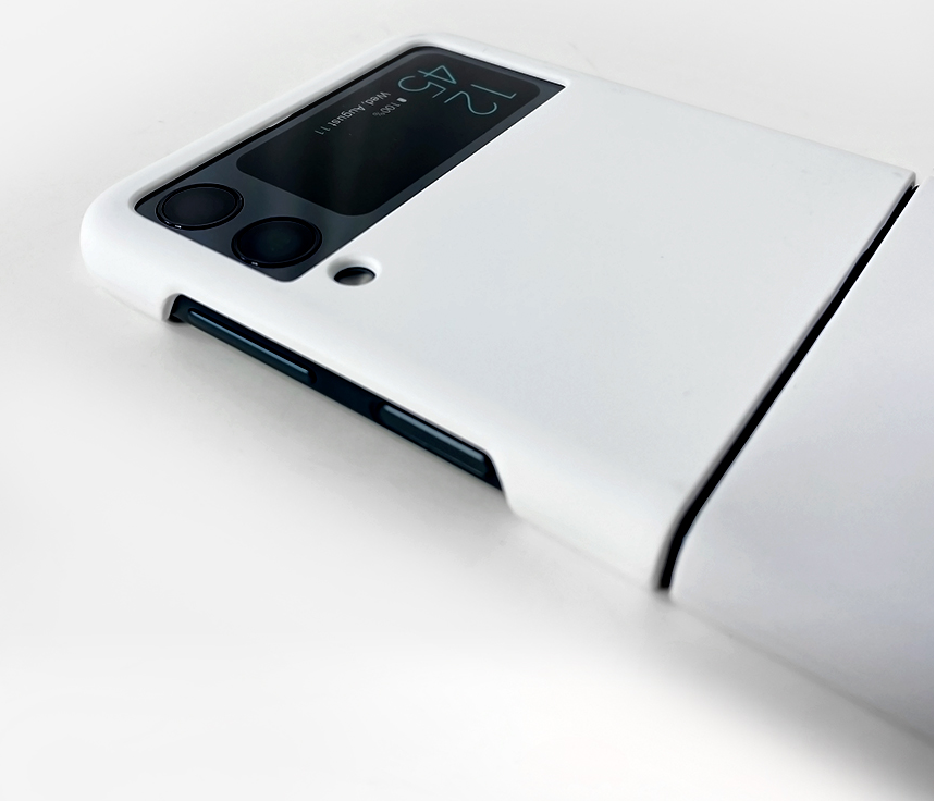 갤럭시 Z플립 슬림 하드 범퍼 핸드폰 케이스 핑크, 갤럭시Z 플립4 - 상세 이미지 4