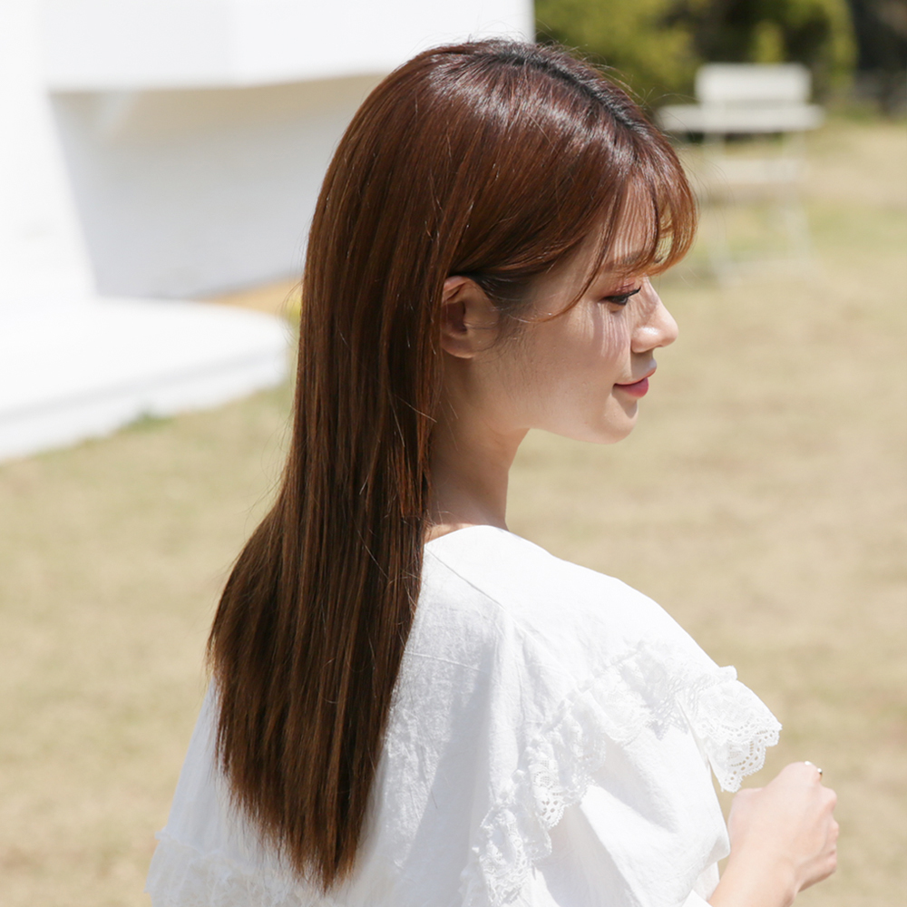 생머리 헤어피스 가발 7피스 긴머리 스트레이트 부분 가발 - 상세 이미지 4