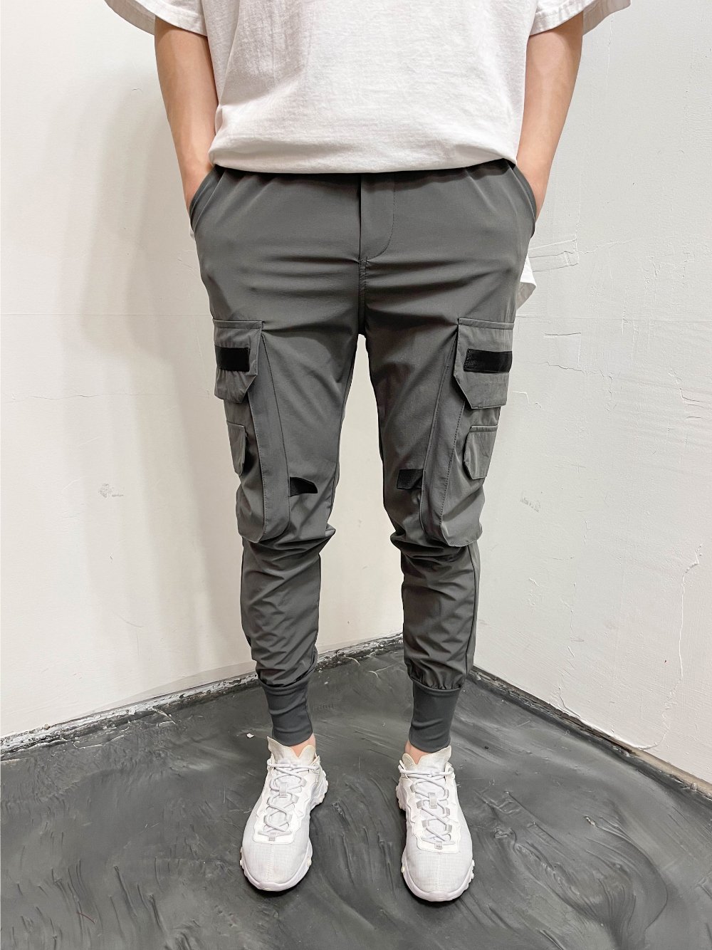 여름용 아이스조거팬츠 구르카 카고 조거팬츠 쿨 스판 냉장고 바지 - 상세 이미지 3