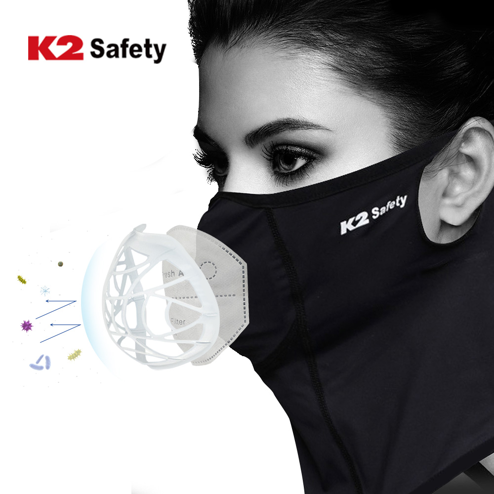 K2 Safety 페이스마스크 안면 골프마스크 얼굴 햇빛가리개 쿨 자외선차단마스크 라이딩 - 메인 이미지