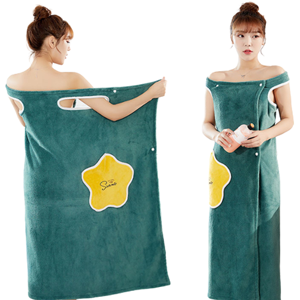 목욕가운 여름샤워 3초 호텔 골프 샤워 목욕 가운 80cm - 상세 이미지 5