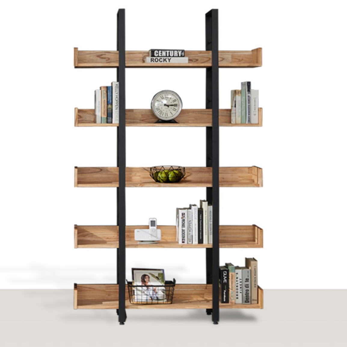 원목 진열장 모던 나무 고급 소품 장식장 철제 인테리어 장식장