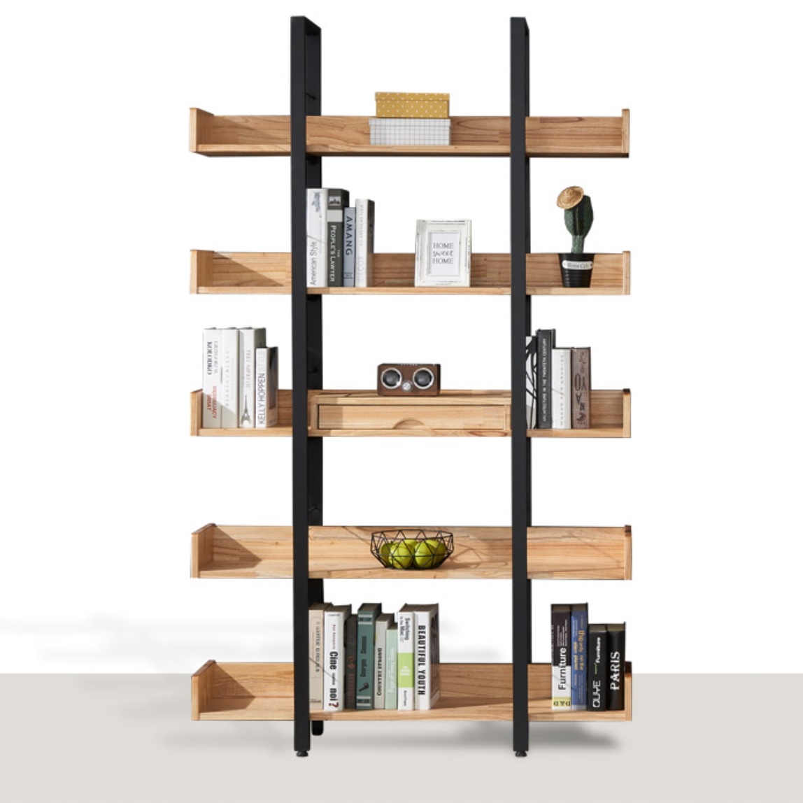 원목 진열장 모던 고급 소품 수납 장식장 철제 인테리어 장식장