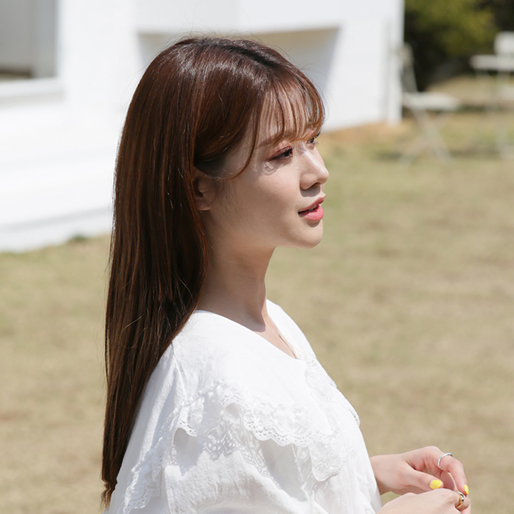 생머리 헤어피스 가발 7피스 긴머리 스트레이트 부분 가발 - 상세 이미지 3