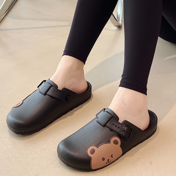 노리스 여성 사무실슬리퍼 발편한 곰돌이 슬리퍼