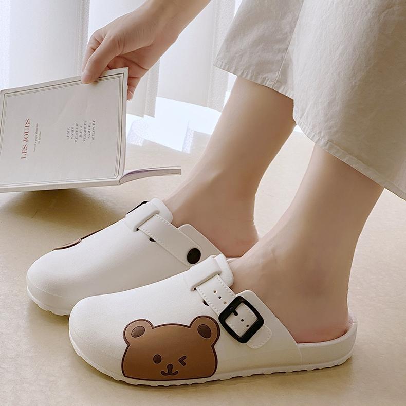 노리스 여성 사무실슬리퍼 발편한 곰돌이 슬리퍼