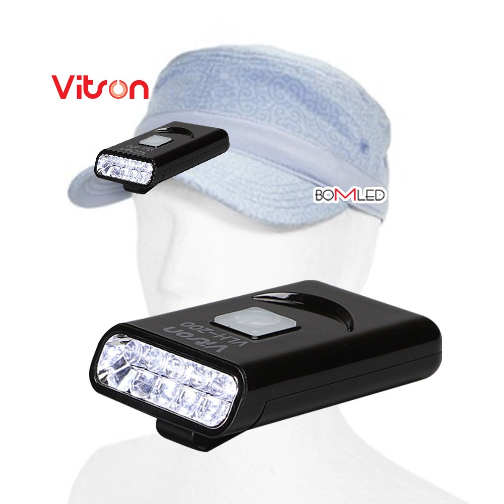 비츠온 LED 랜턴 모자용 VLH-200 모자 조명 충전식 : 봄봄조명