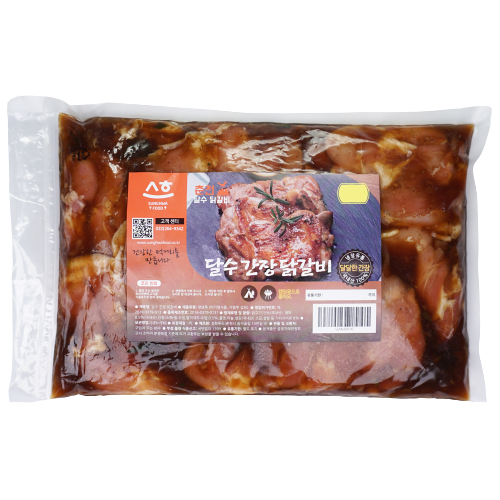 춘천 달수 닭다리살 간장 닭갈비 성화푸드 밀키트 맛집 택배 1kg, 2개 이미지 7