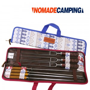 [노마드] 바베큐 꼬치세트 캠핑 야외 1열5p