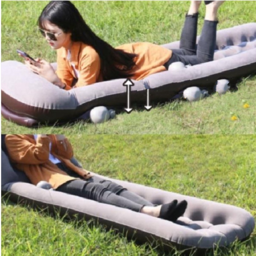 캠핑에어의자 야외 빈백 침대 야외용 에어빈백