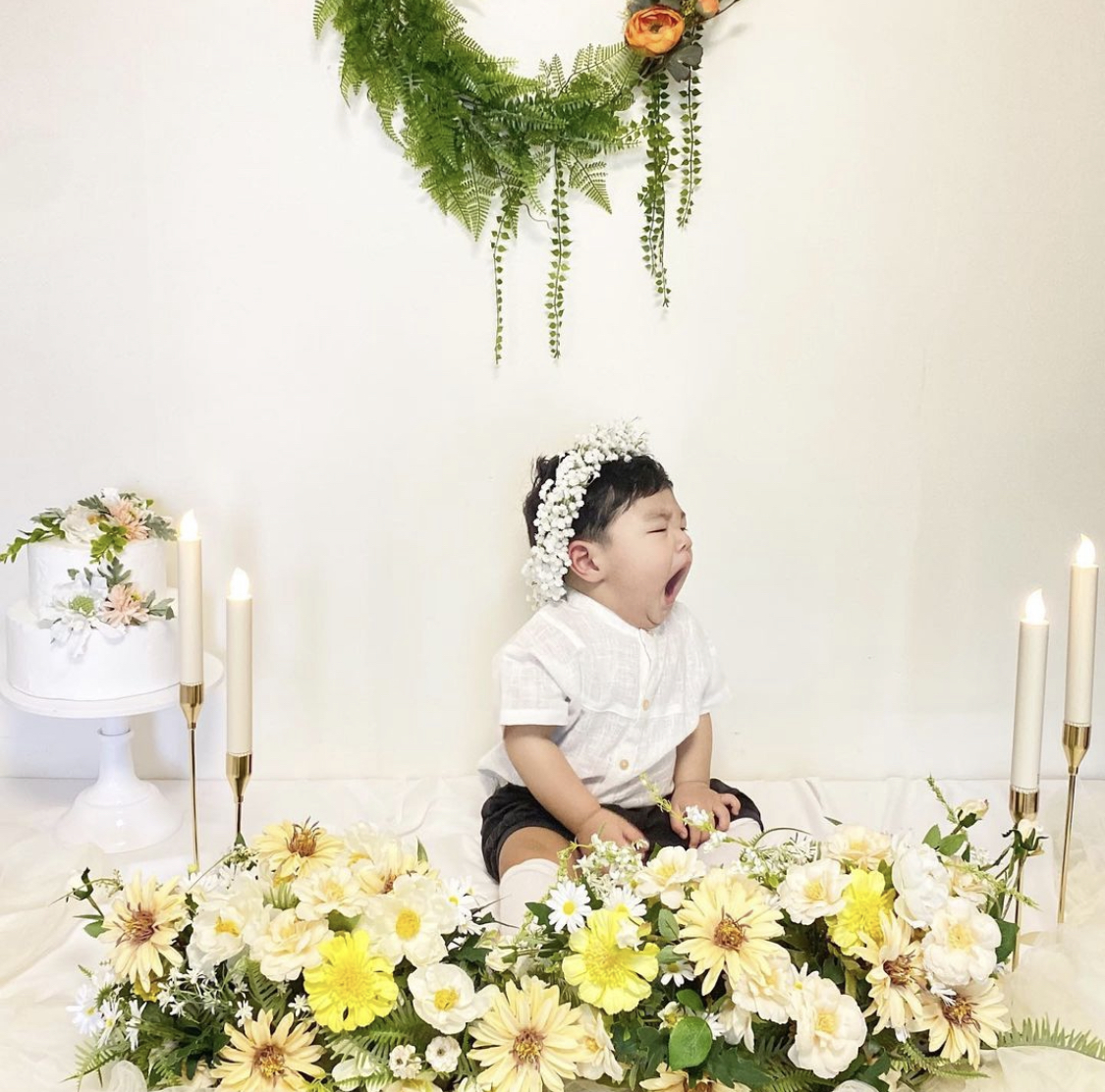 (소품대여/툴리툴리) 블로썸 아기 200일 300일 400일 파티상 돌 셀프촬영 기념상차림 이미지 6