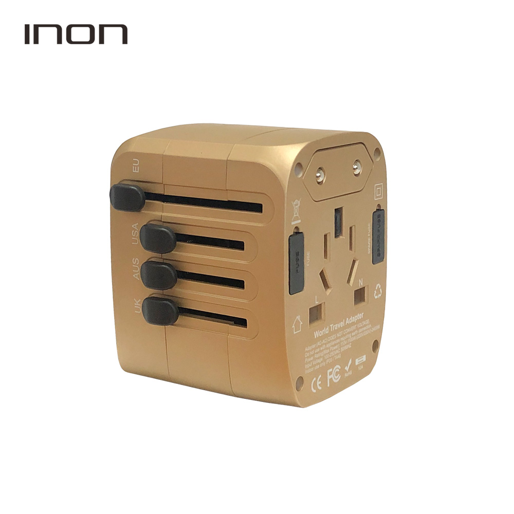 아이논 INON USB 4포트 해외 여행용 어댑터 IN-TA410C (3USB+Type-C) - 상세 이미지 3