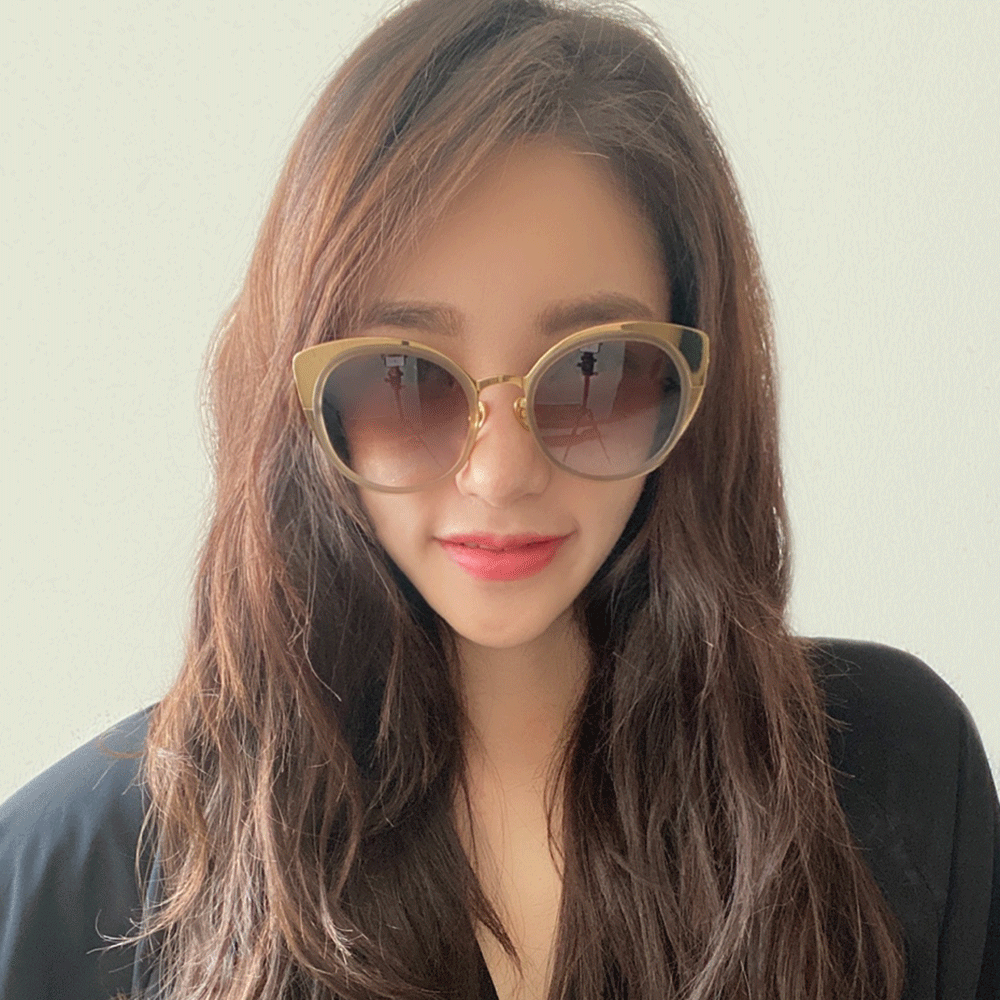 나네뜨뉴욕 체리와일드 캣츠아이 오버사이즈 자외선차단 여자 연예인 패션 명품선그라스 - 상세 이미지 5