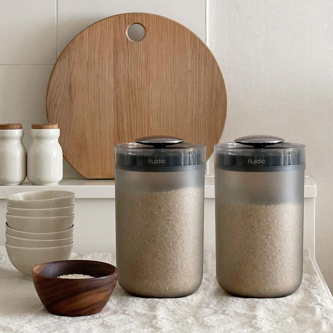 엠지엠씨 진공 밀폐쌀통 3L 1개+1개