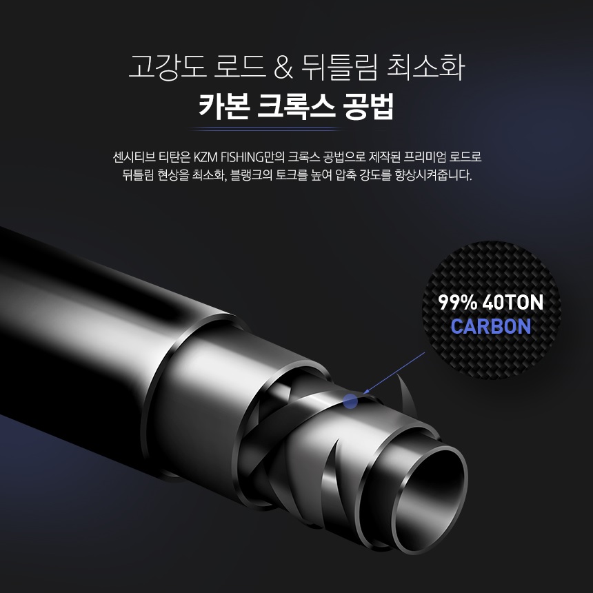 카즈미 센시티브 티탄(후지가이드 버전) 쭈갑로드 티탄팁 쭈꾸미로드 갑오징어낚시대 티타늄팁 - 상세 이미지 5