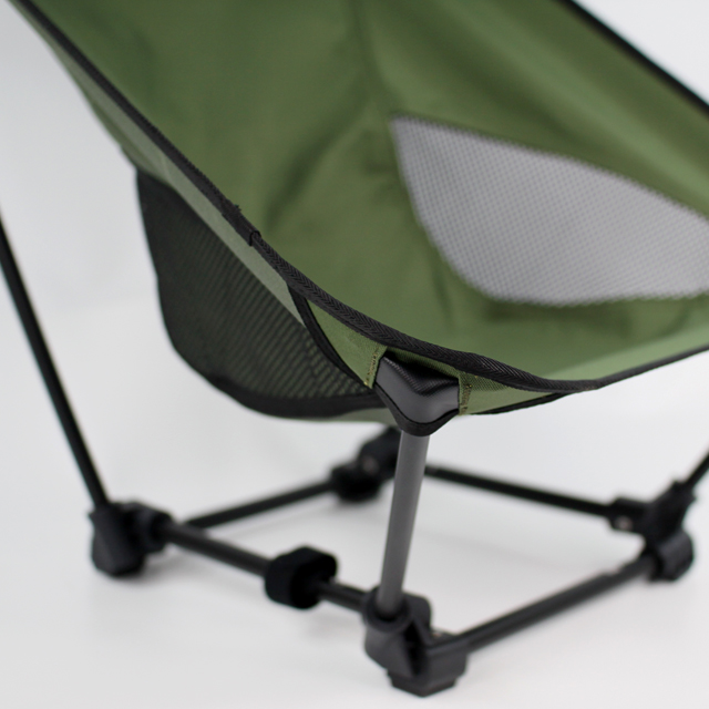 KOOLMAN 쿨맨 캠핑 의자 그라운드 경량 스퀘어 이너 체어 숏, 라이트브라운, 1개