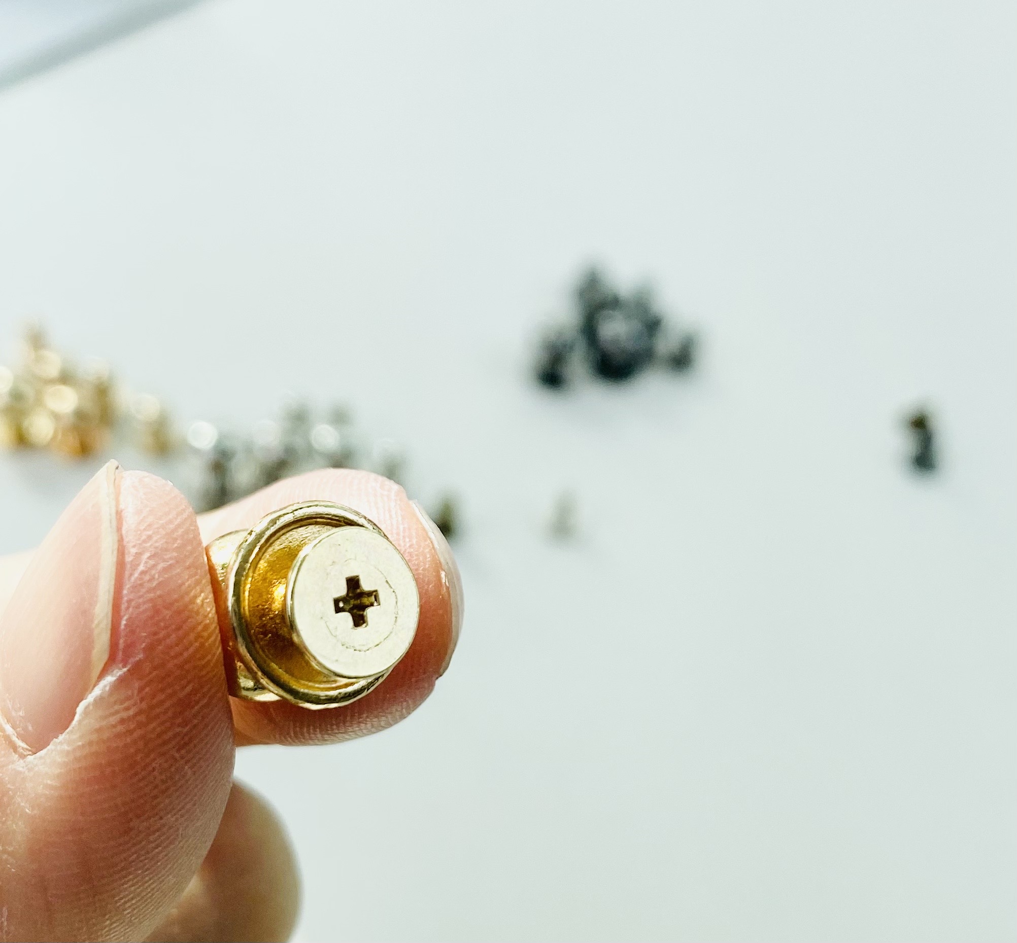 4,5,6,7mm 가죽공예 솔트레지 장식 가방부자재 (4개) 이미지 8