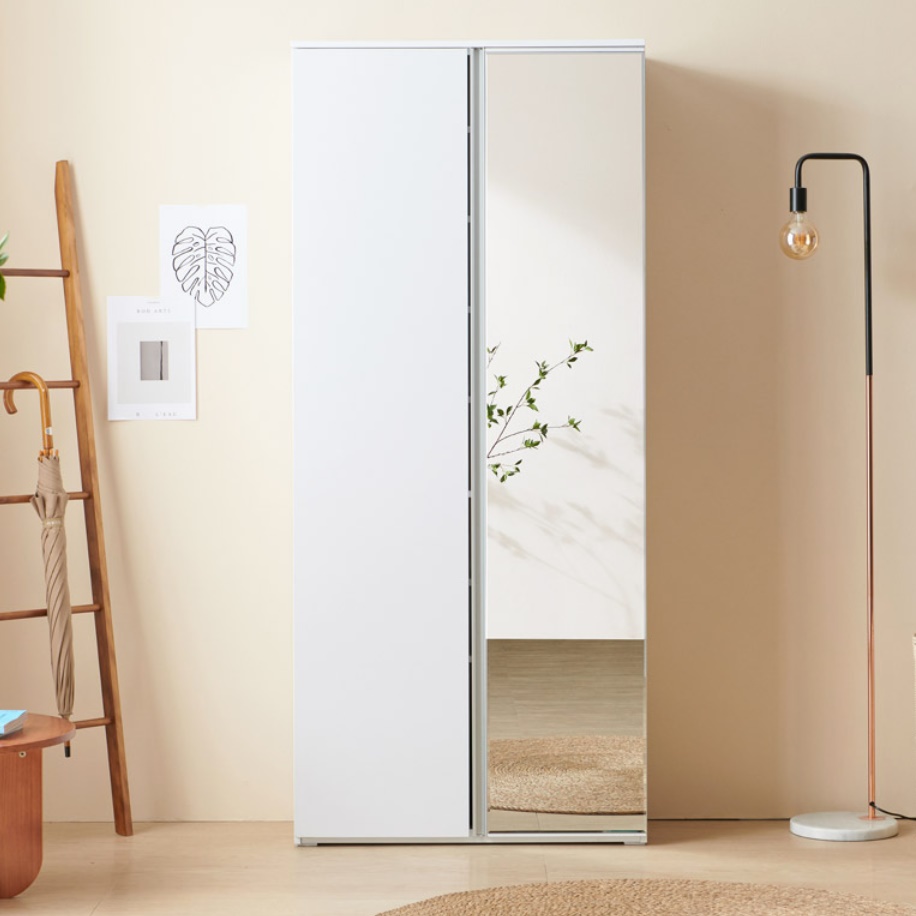 전신 거울 신발장 키높이 신발장 800 갤러리 업소용 아파트 신발장