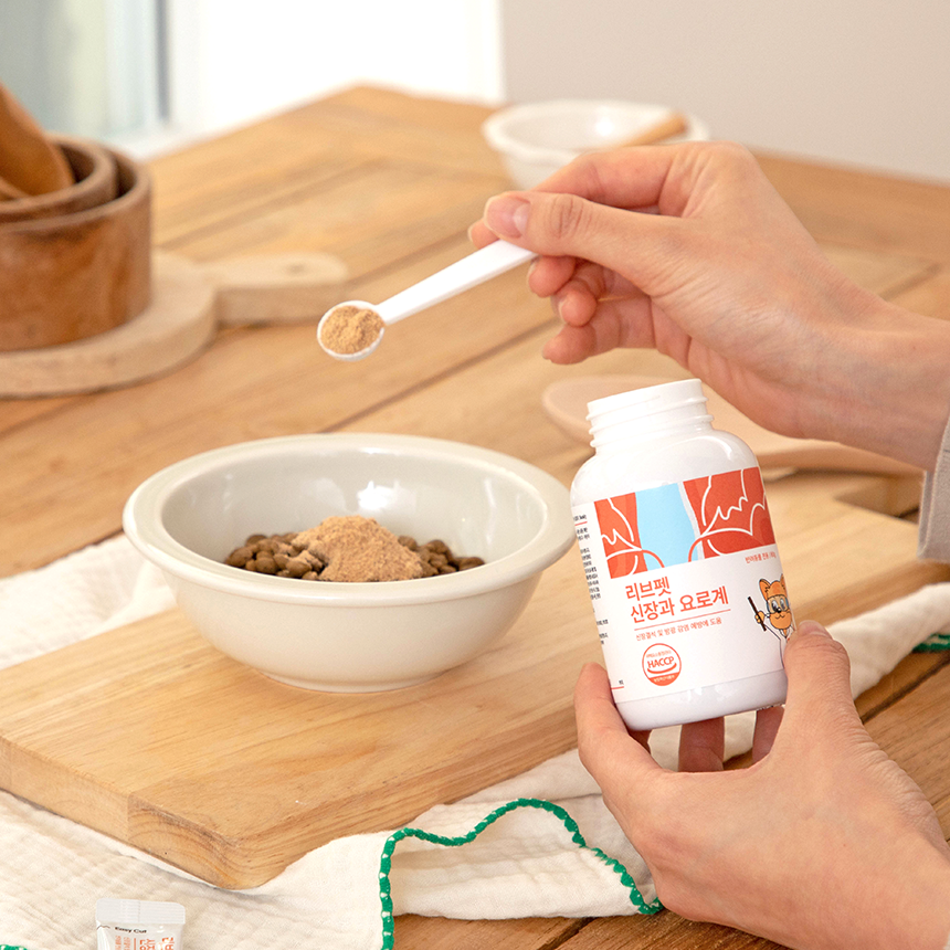 리브펫 신장과 요로계 강아지 고양이 신장 영양제 80g, 1개