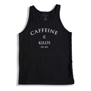 Caffeine and Kilos/카페인앤킬로스 아치 로고 탱크탑 착용 후기 | 사이즈/핏 총정리 - 상품 이미지 1
