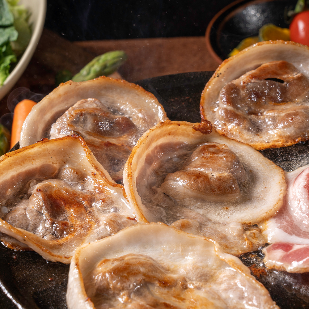 캠핑음식 국내산 돼지고기 프리미엄 한돈 꽃삼겹 대패 삼겹살 냉삼 500g - 상세 이미지 3