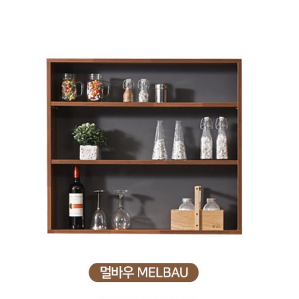 그릇 진열장 원목 상부장 890 키높이 큰 키 높은 수납장 - 상세 이미지 4