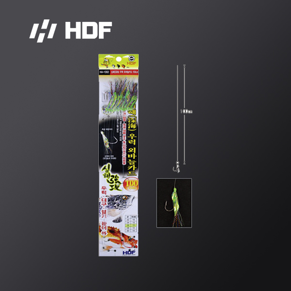HDF 해동 심해 우럭 외바늘카드 길이100cm 바늘24호 - 메인 이미지