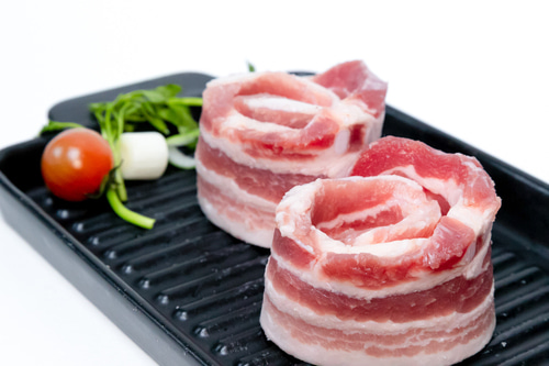 고기소녀 삼겹살 1kg 통오겹살 듀록 구이 냉동 통삼겹 미박 이미지 3