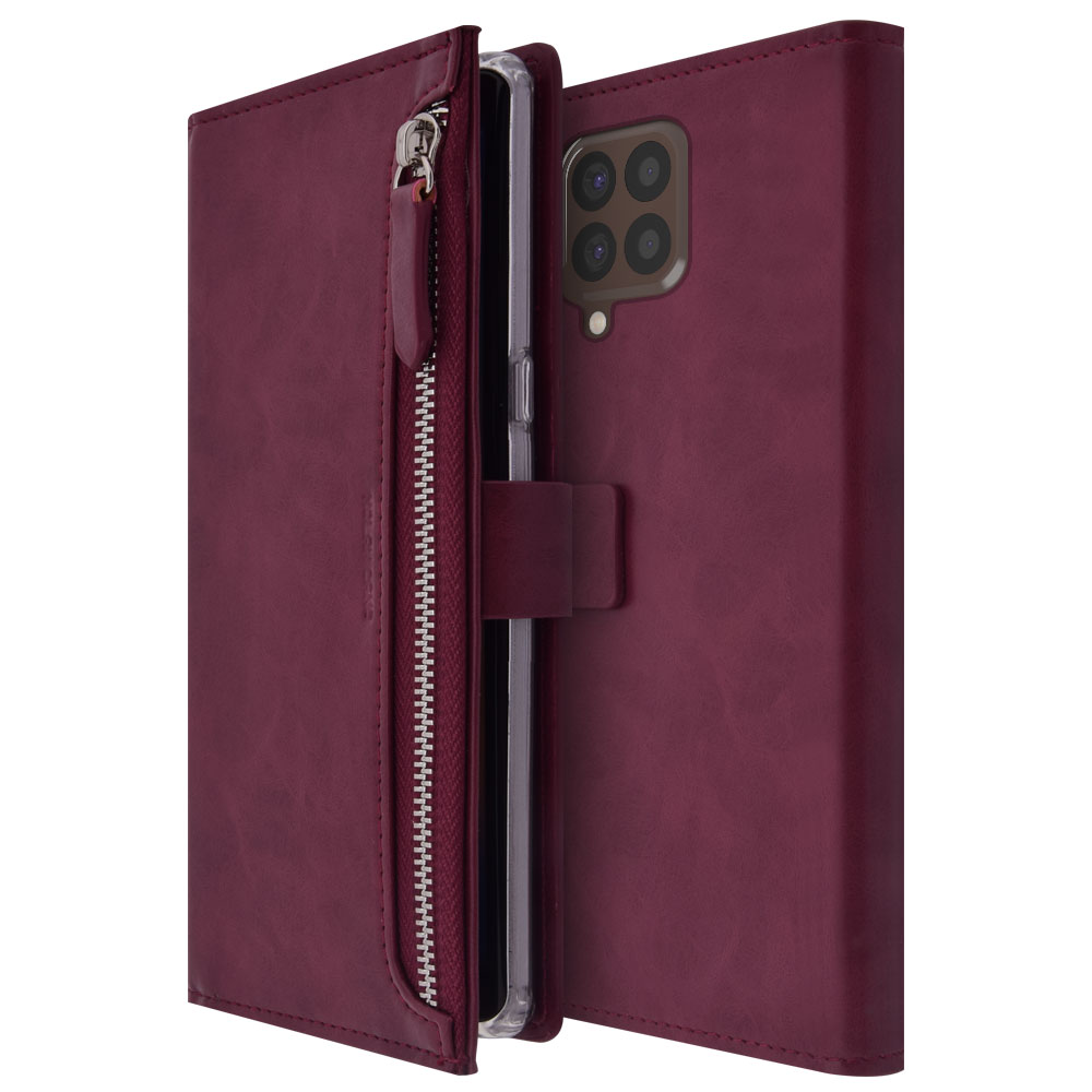 갤럭시 점프2 M33 5G 지갑형 다이어리 케이스 핑크 - 상세 이미지 4