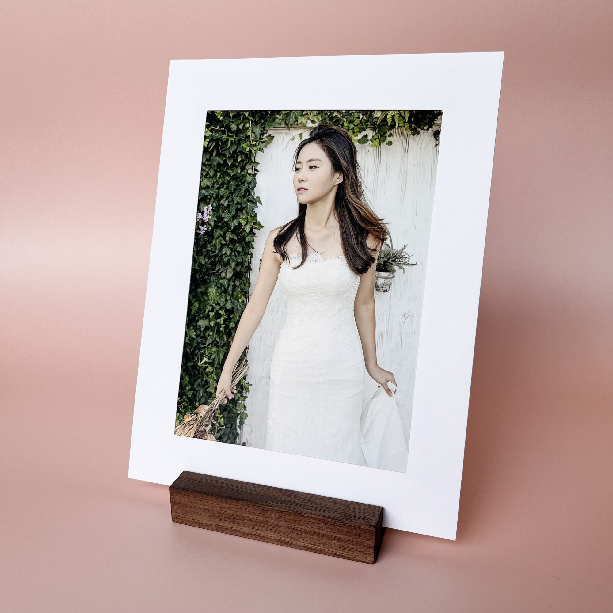 사진인화 웨딩 보정 인쇄 결혼 웨딩 포토테이블 5x7 고급 무광 아트지 스마트폰 출력