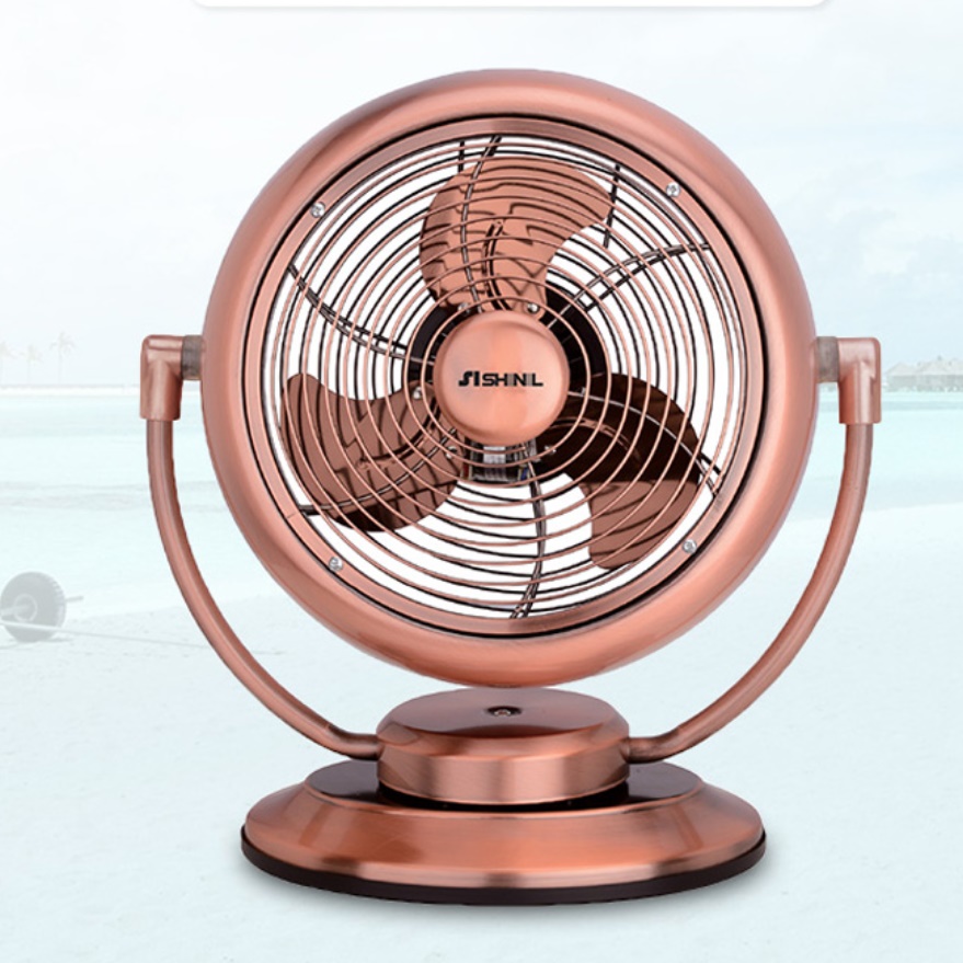 신일 황동선풍기 메탈선풍기 책상용 작은 레트로 엔틱 선풍기