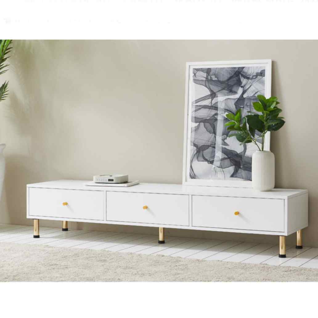 모던 낮은 거실장 1600 하이그로시 거실장 미니 tv 다이 고급 거실장