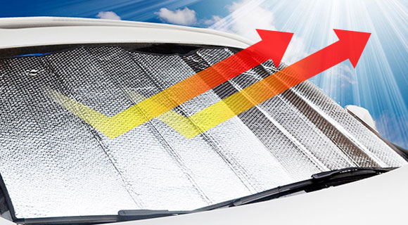 햇빛가리개 은박 150x80 자동차 차량용 앞유리 가림막 커튼 자외선 UV 고온 차단