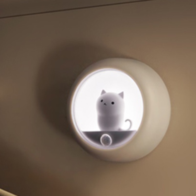 고양이 모션센서 신발장 아파트 현관센서 등 무선 LED 센서등 붙이는 조명 무드등 계단 - 상품 이미지